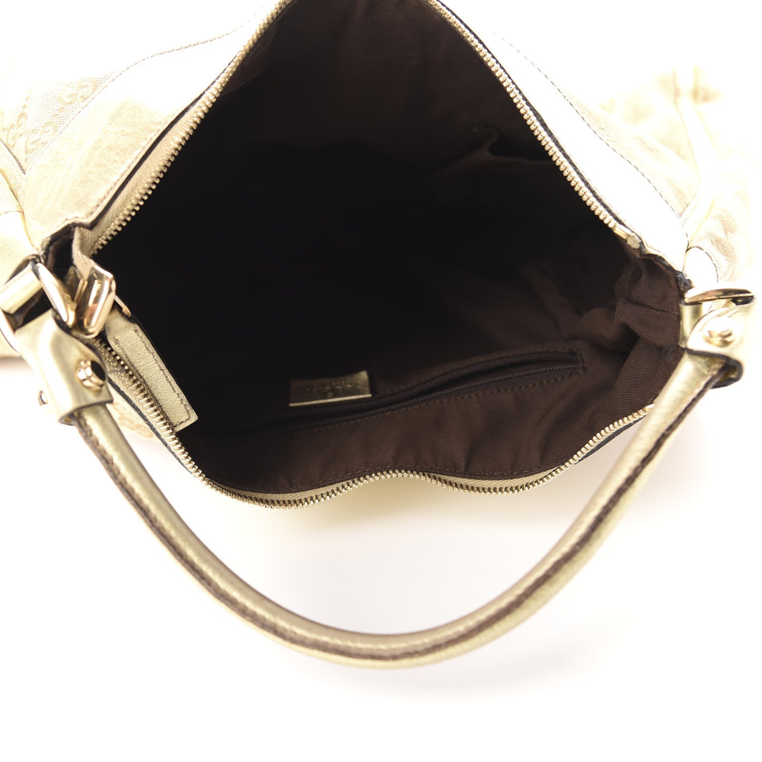 Gucci Monogram Large D Gold Hobo Gold 5 of 19