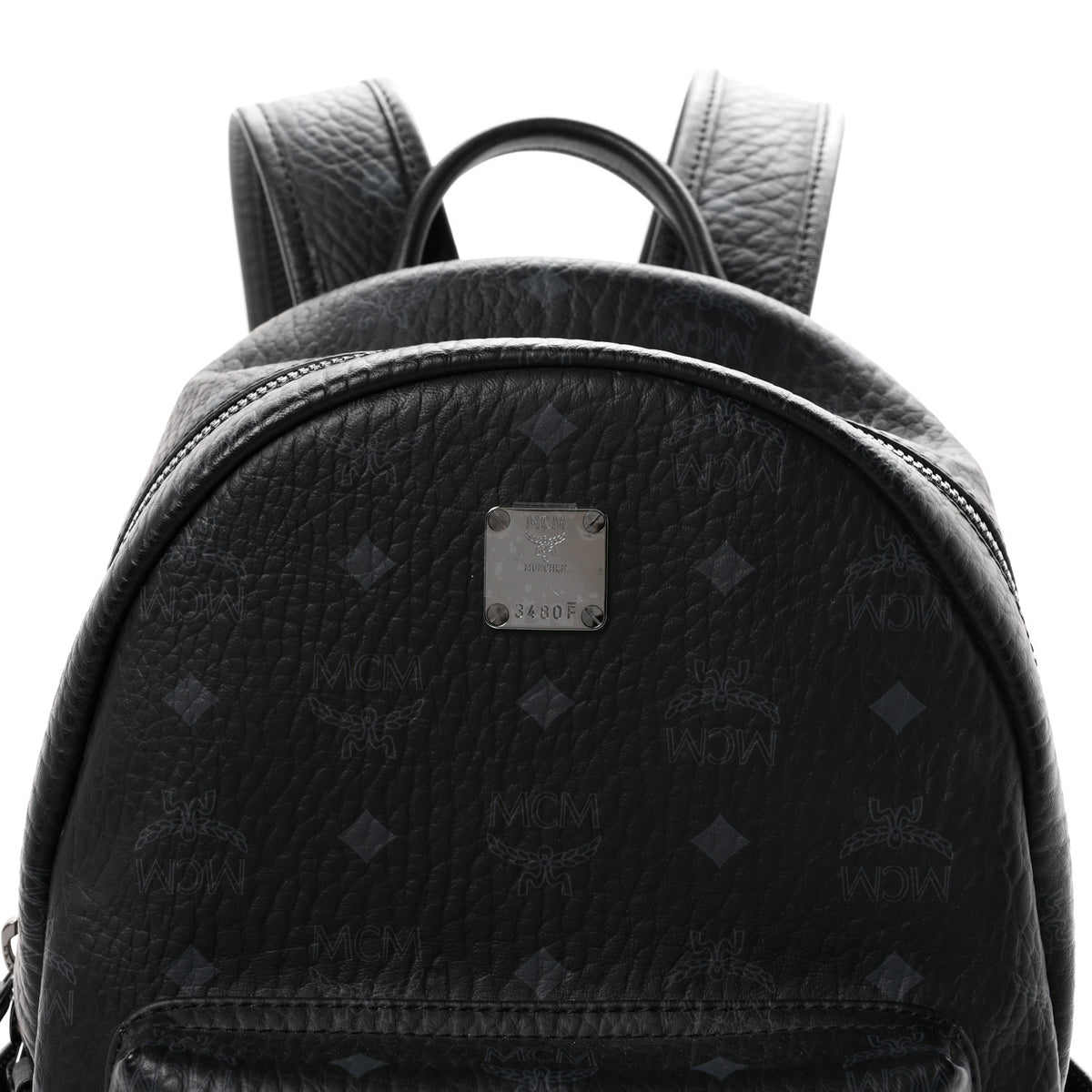 Visetos Medium Side Studs Stark Backpack Black