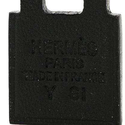 Hermes Gold Swift O'Kelly Earrings Black 4 of 6