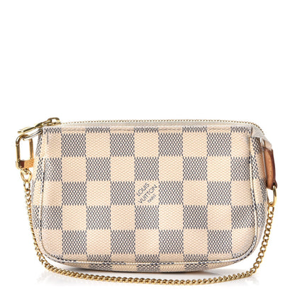 Louis Vuitton Damier Azur Mini Pochette Accessories 1 of 12