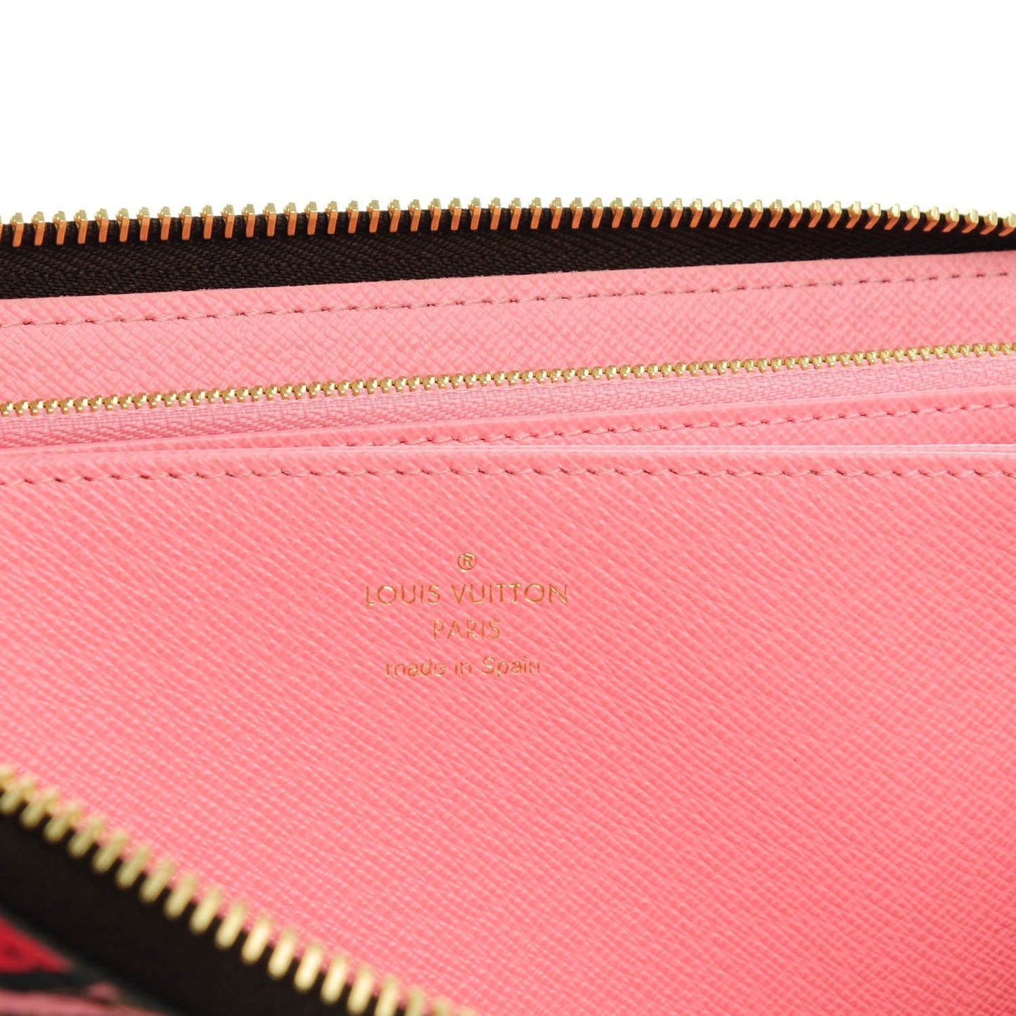 Monogram Jungle Dots Zippy Wallet Sugar Pink Poppy