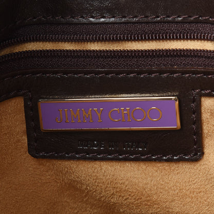 Jimmy Choo Calfskin Ramona Hobo Brown 6 of 10
