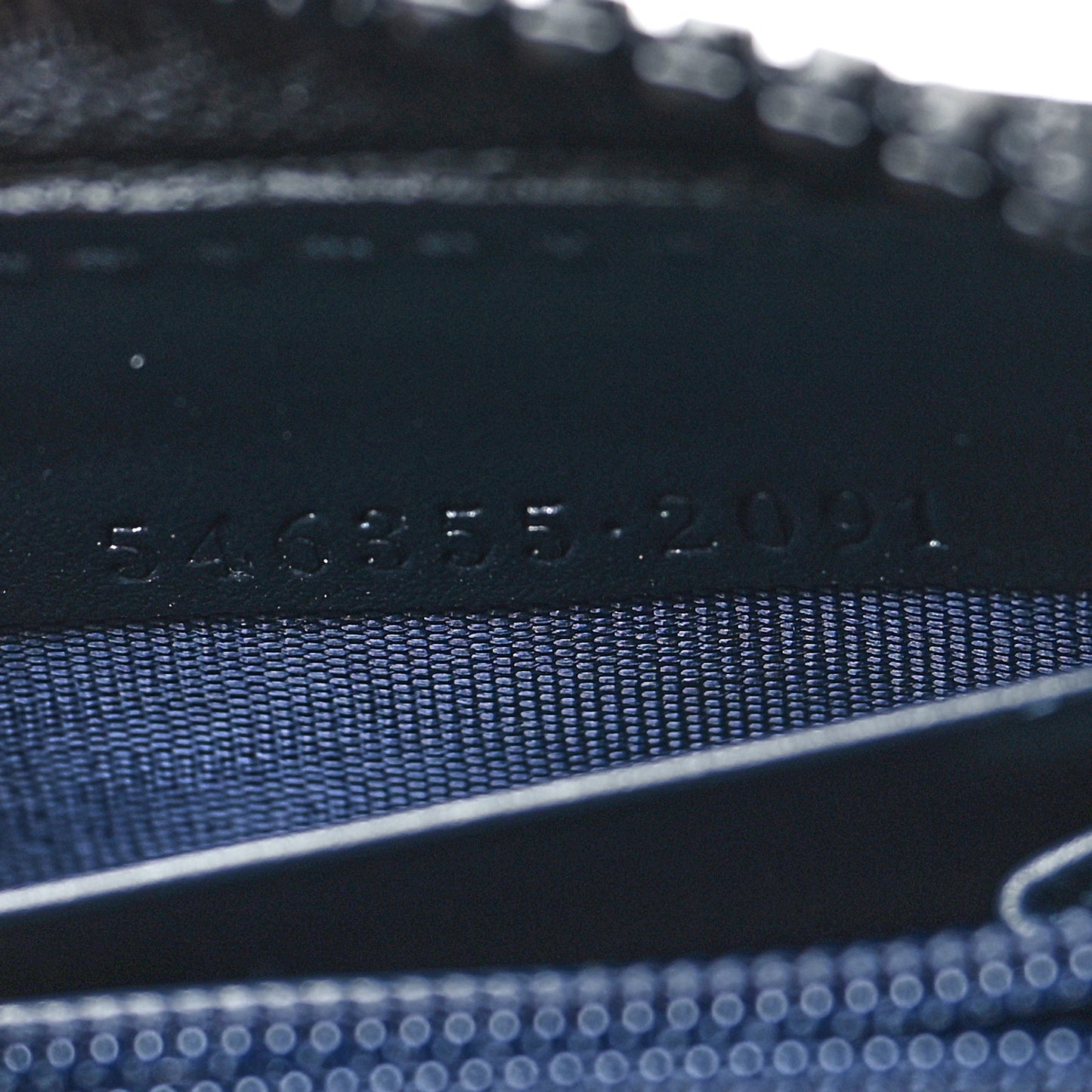 GG Supreme Monogram Blooms Zip Around Wallet Blue