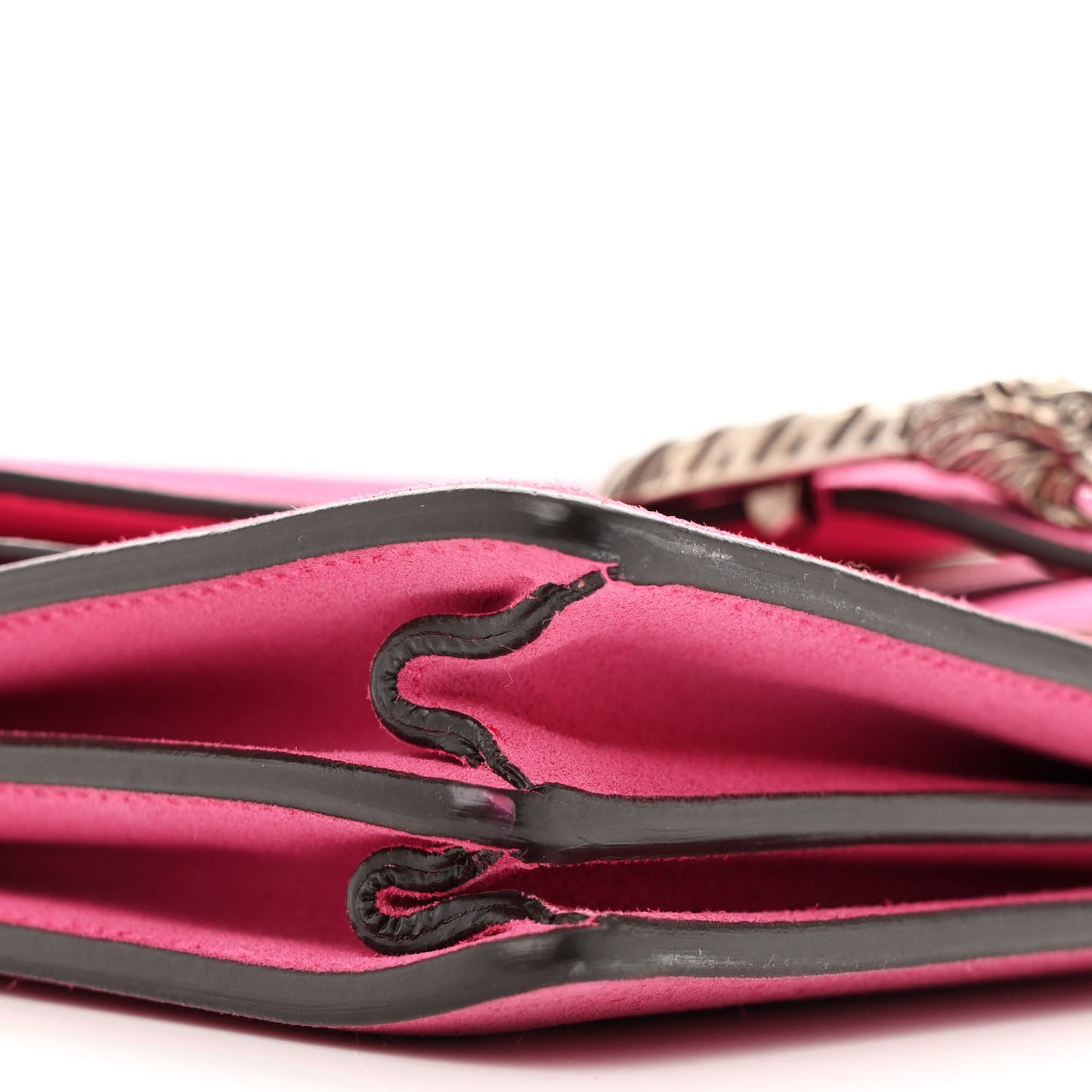 Suede Cudu Vitello Velvet Small Dionysus Shoulder Bag Pink Tropical Flower