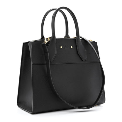 Louis Vuitton Taurillon City Steamer MM Black 3 of 9