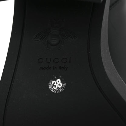 Gucci Calfskin Horsebit Ankle Boots 38 Black 8 of 11