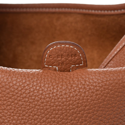 Hermes Taurillon Clemence Evelyne III PM Gold 7 of 9