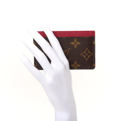 Louis Vuitton Monogram Card Holder Fuchsia 2 of 6