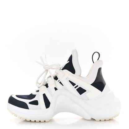 Louis Vuitton Calfskin Technical Nylon LV Archlight Sneakers 39 Marine 1 of 9