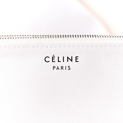 Celine Textile Medium Made In Tote White Black 7 of 9
