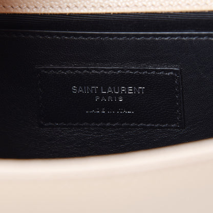 Saint Laurent Grain De Poudre Classic Monogram Cassandre Clutch Nude Powder 6 of 8