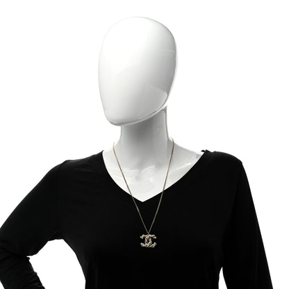 Chanel Metal Pearl CC Drop Necklace Gold 2 of 4