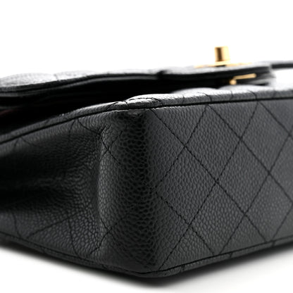 Chanel Caviar Quilted Small Double Flap Black 9 of 11