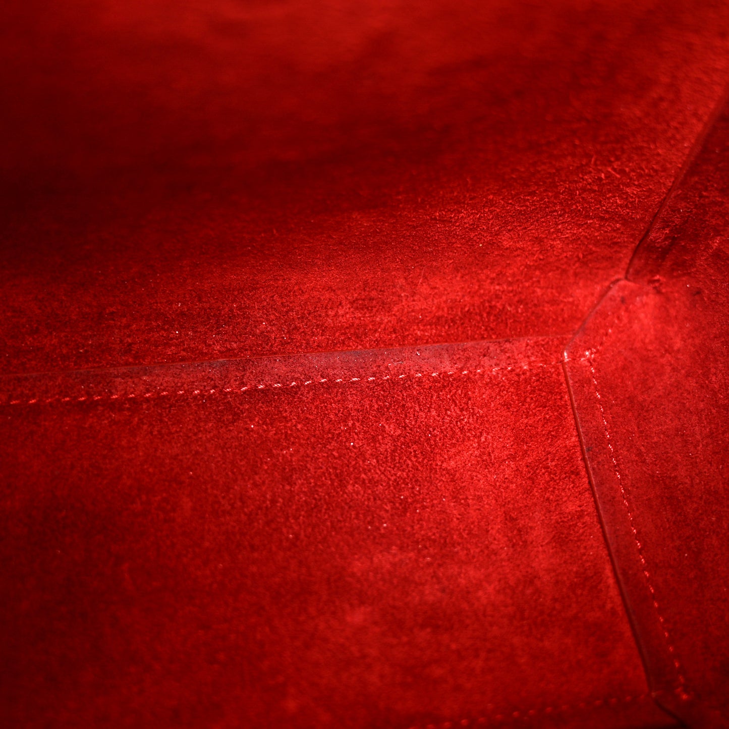 Grained Calfskin Nano Belt Bag Coquelicot