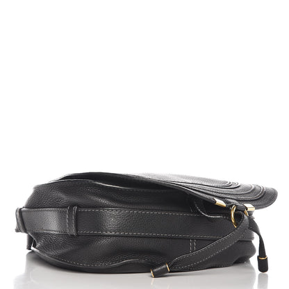 Chloe Calfskin Medium Marcie Round Crossbody Bag Black 4 of 9