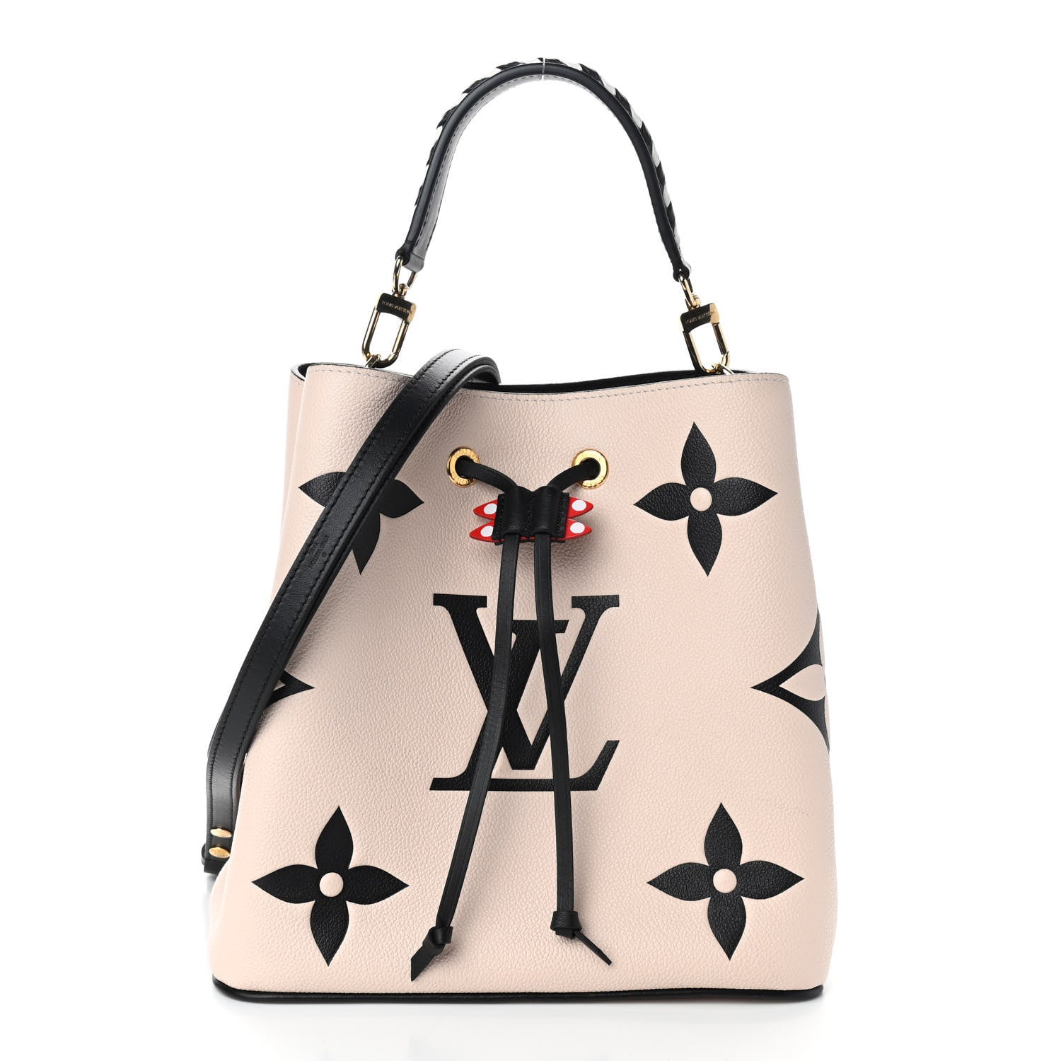 Louis Vuitton Empreinte Monogram Giant Crafty Neonoe MM Creme Black 3 of 8