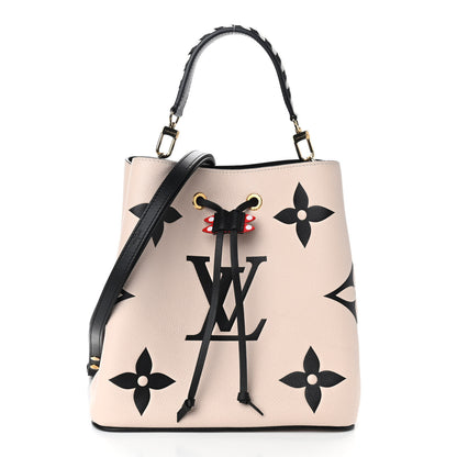 Louis Vuitton Empreinte Monogram Giant Crafty Neonoe MM Creme Black 3 of 8