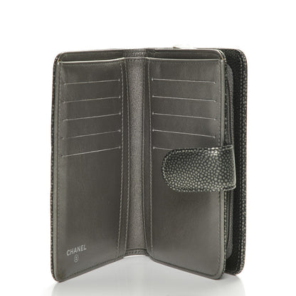 Chanel Caviar Timeless CC Zipped Pocket Wallet Silver 5 of 8