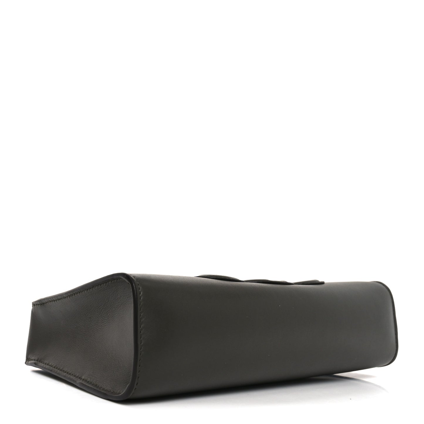 Smooth Calfskin Cuir Triomphe Shoulder Bag Dark Army