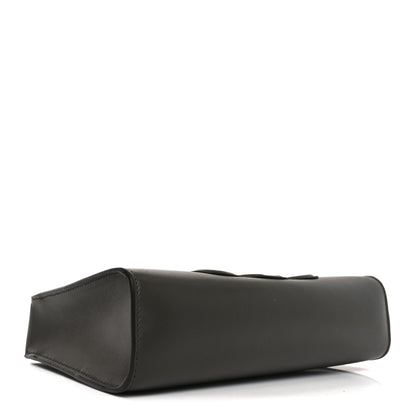 Celine Smooth Calfskin Cuir Triomphe Shoulder Bag Dark Army 3 of 9