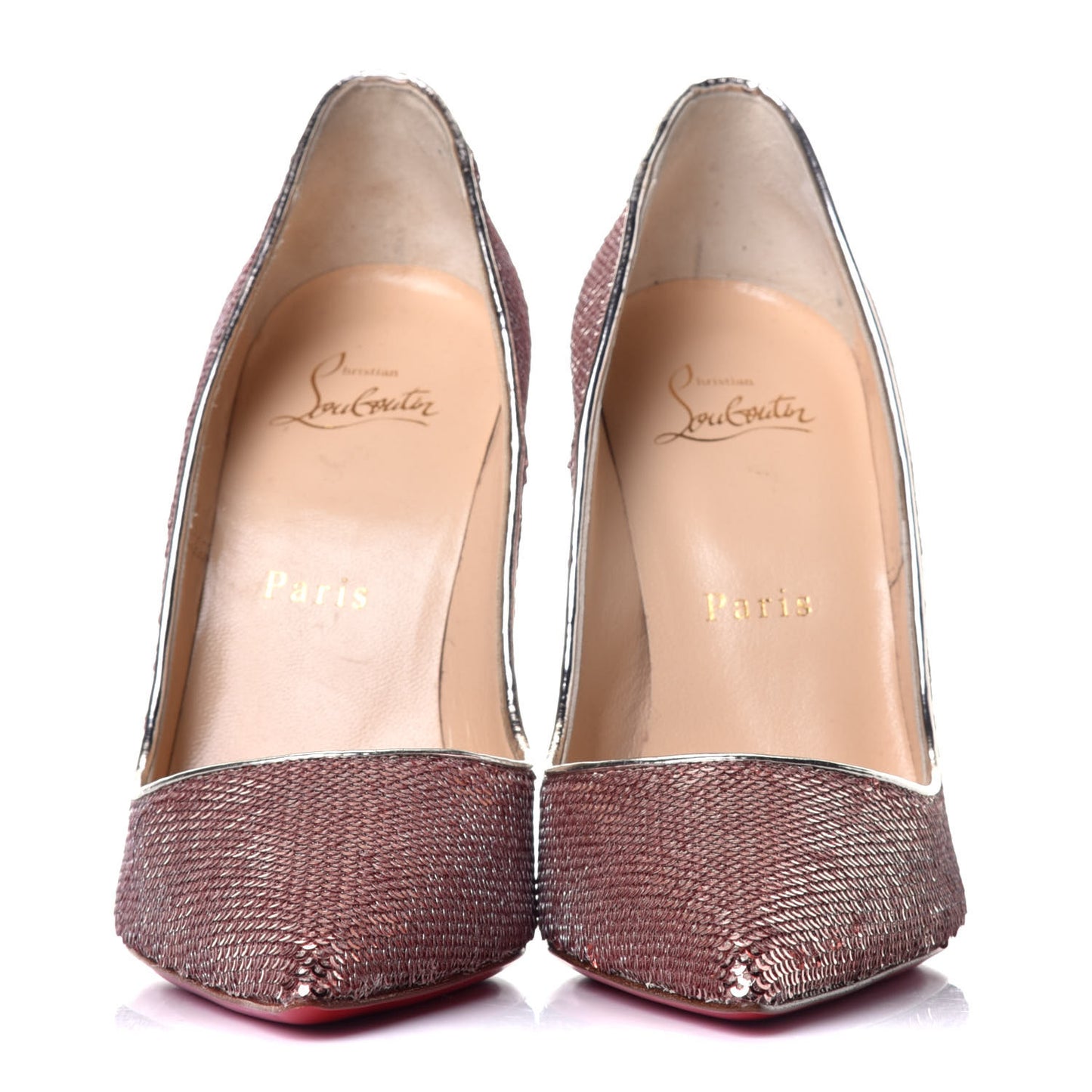 Paillettes Sirene Nappa Laminated Specchio So Kate 120 Pumps 36 Nude