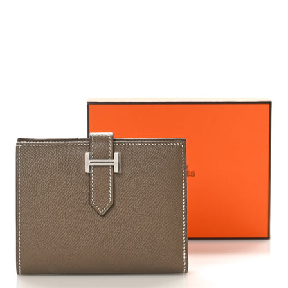 Hermes Epsom Bearn Compact Wallet Etoupe 9 of 9