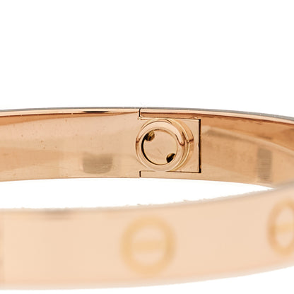 Cartier 18K Pink Gold LOVE Bracelet 16 6 of 9