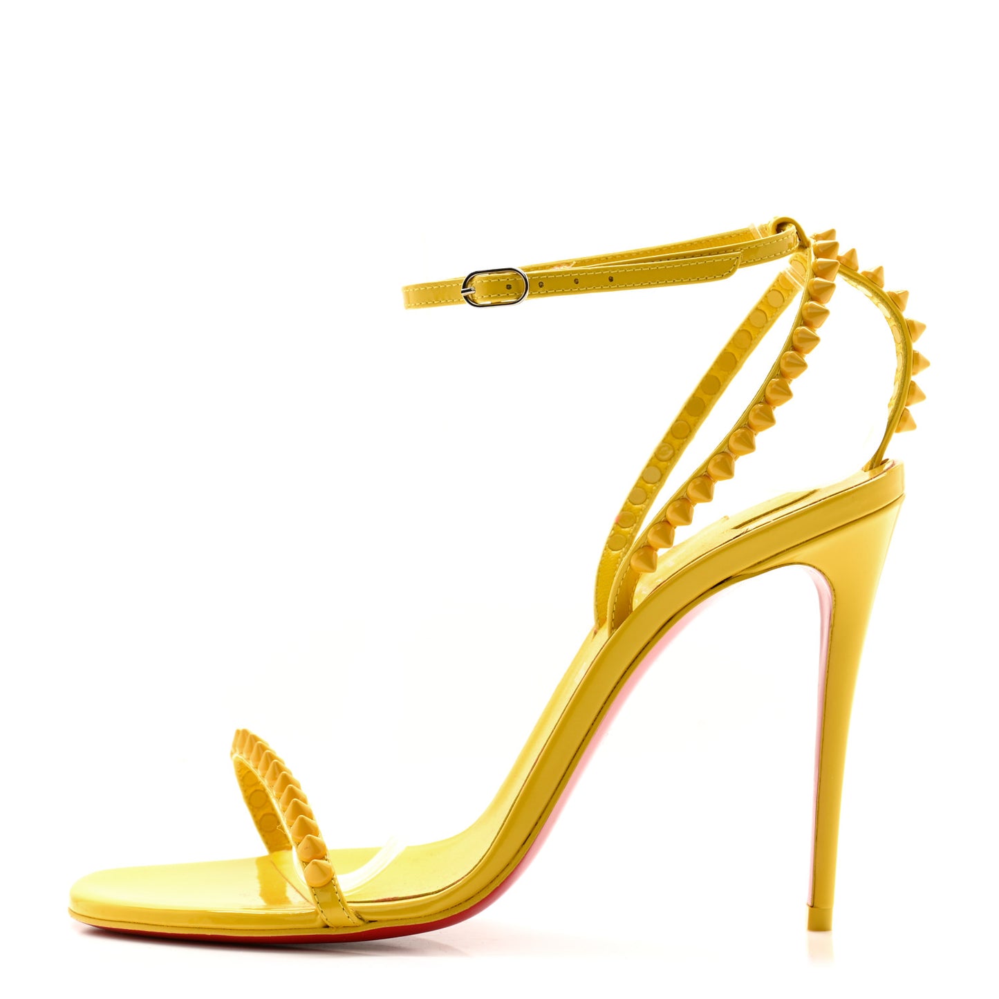Patent Calfskin So Me 100 Sandals 36.5 Yellow