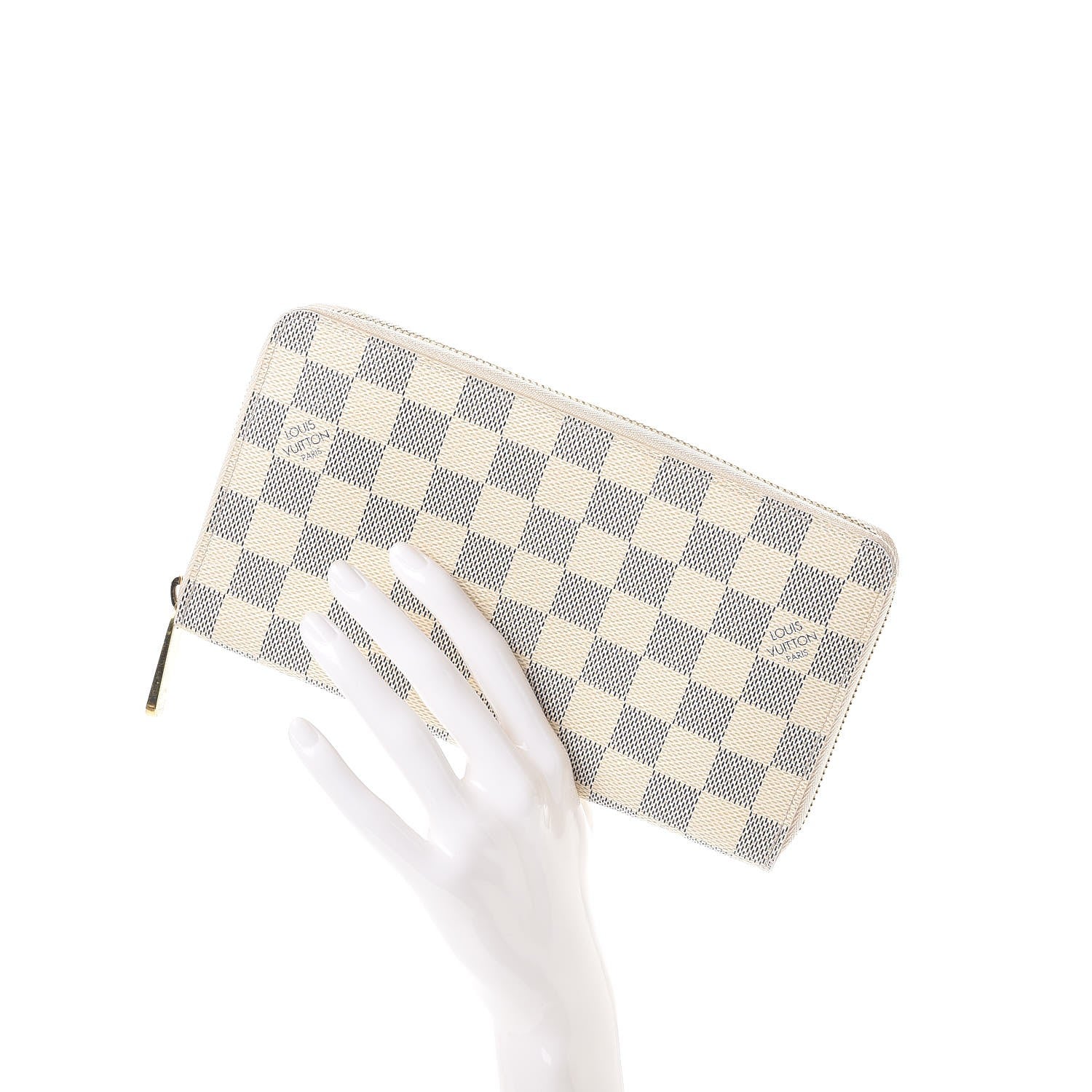 Louis Vuitton Damier Azur Zippy Organizer Wallet 2 of 12