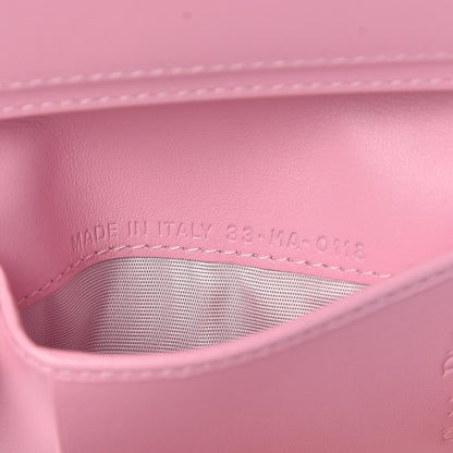 Christian Dior Lambskin Cannage Bi-Color Small Lady Dior Flap Card Holder Black Pink 7 of 8