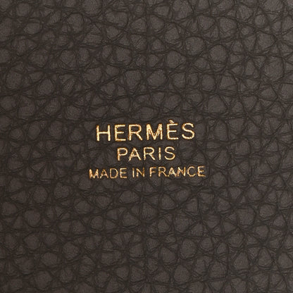 Hermes Taurillon Clemence Picotin Lock 18 PM Gris Meyer 6 of 11