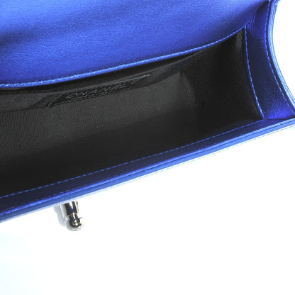 Chanel Patent Metallic Small Boy Flap Blue 6 of 9