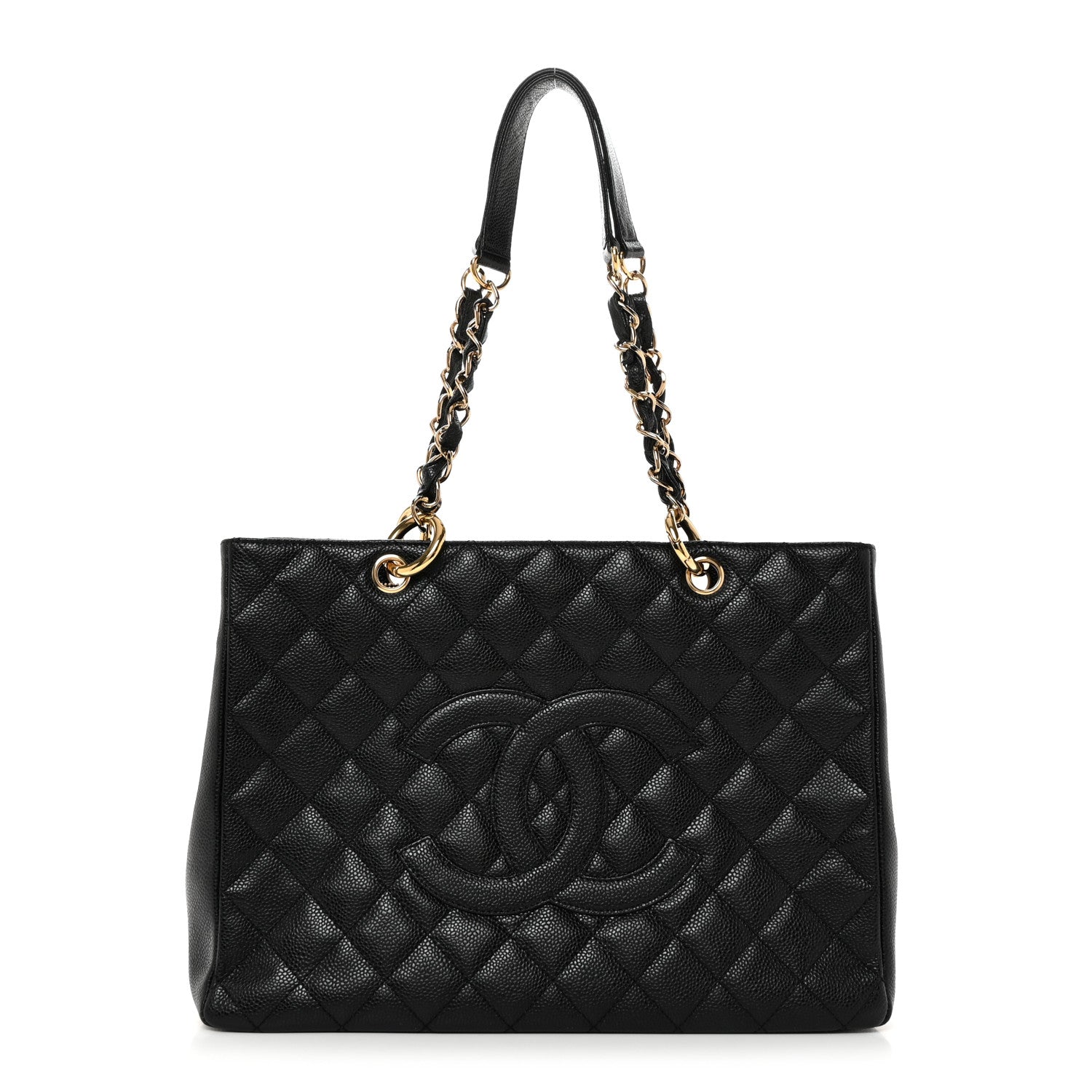 Chanel Caviar Quilted Grand Shopping Tote GST Black 1 of 10