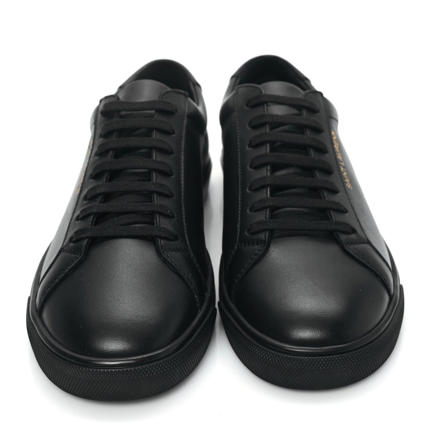 Calfskin Andy Low Top Sneakers 41.5 Black