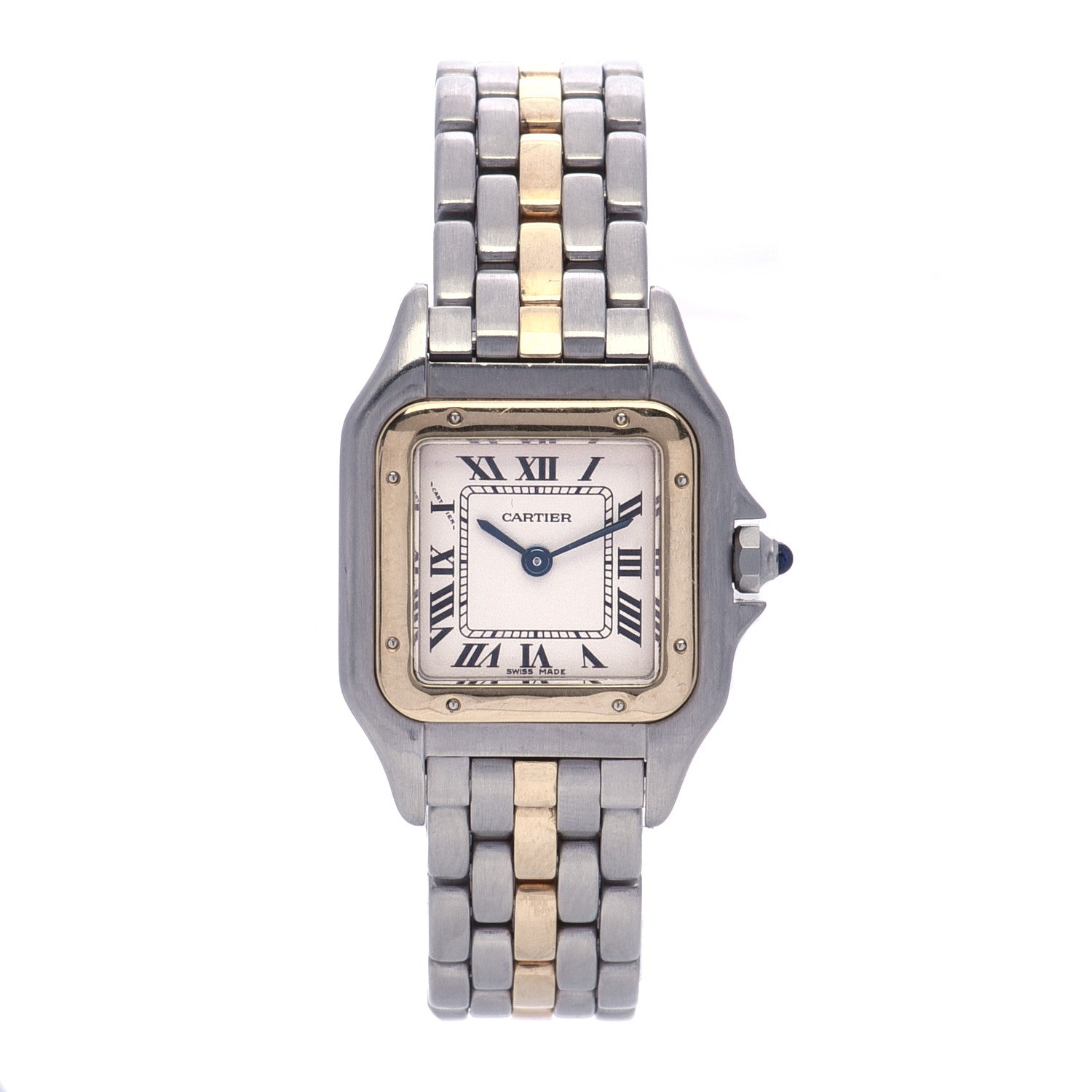Cartier Stainless Steel 18K Yellow Gold 22mm Panthere Quartz Watch 1 of 6