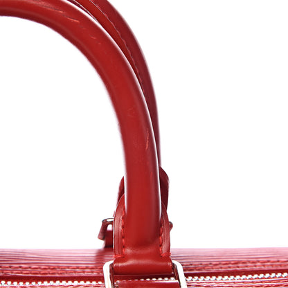 Louis Vuitton Epi Keepall 45 Castillan Red 11 of 17
