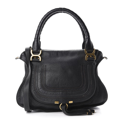 Chloe Calfskin Medium Marcie Satchel Black 1 of 19