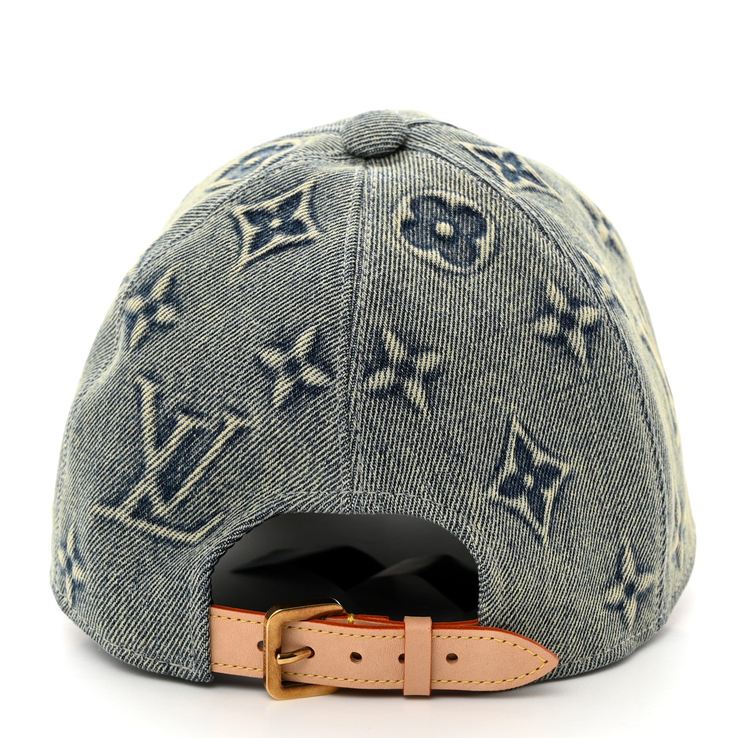 Louis Vuitton Monogram Washed Denim Cap L Blue 6 of 8