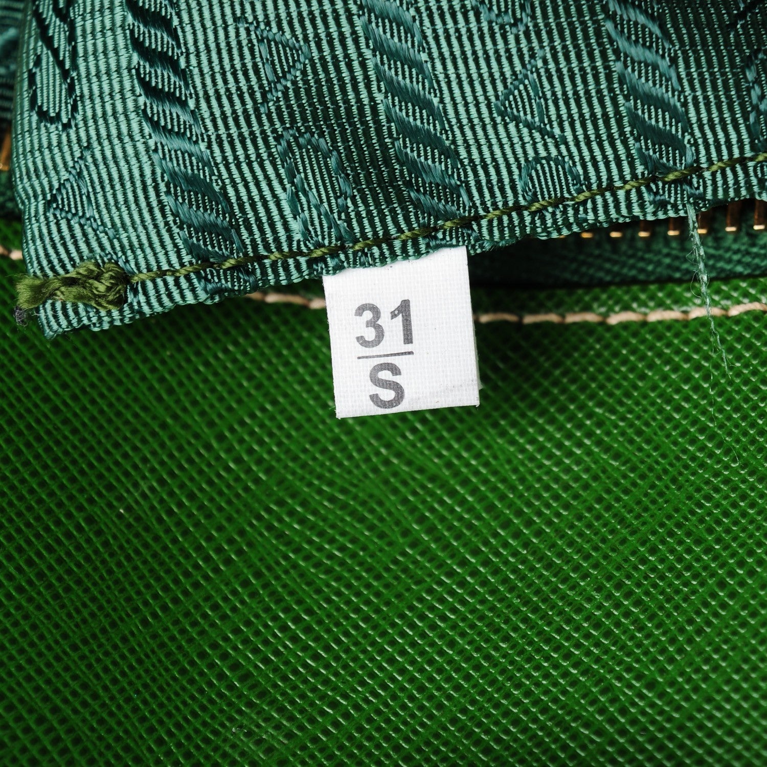 Prada Canapa Saffiano Shopping Tote Corda Larice 8 of 9