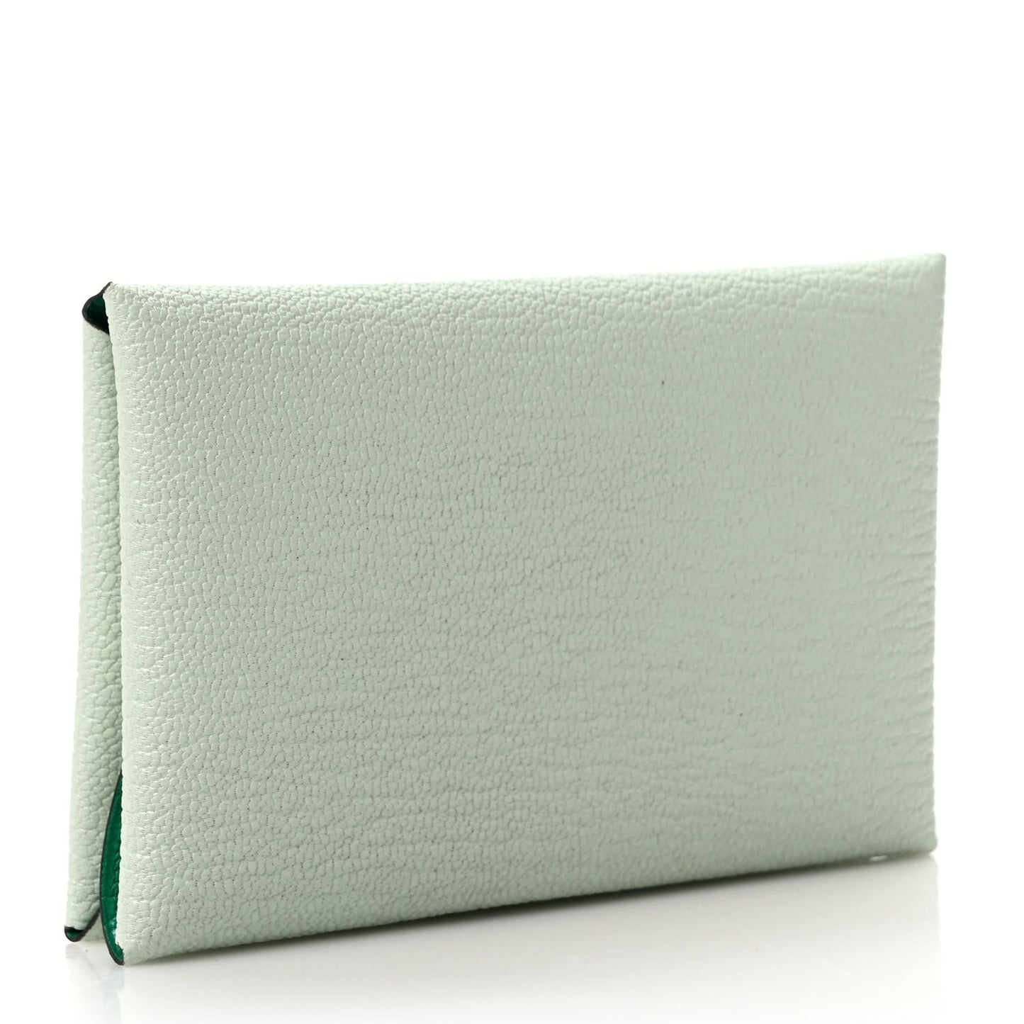 Chevre Mysore Verso Calvi Duo Card Case Vert Fizz Menthe