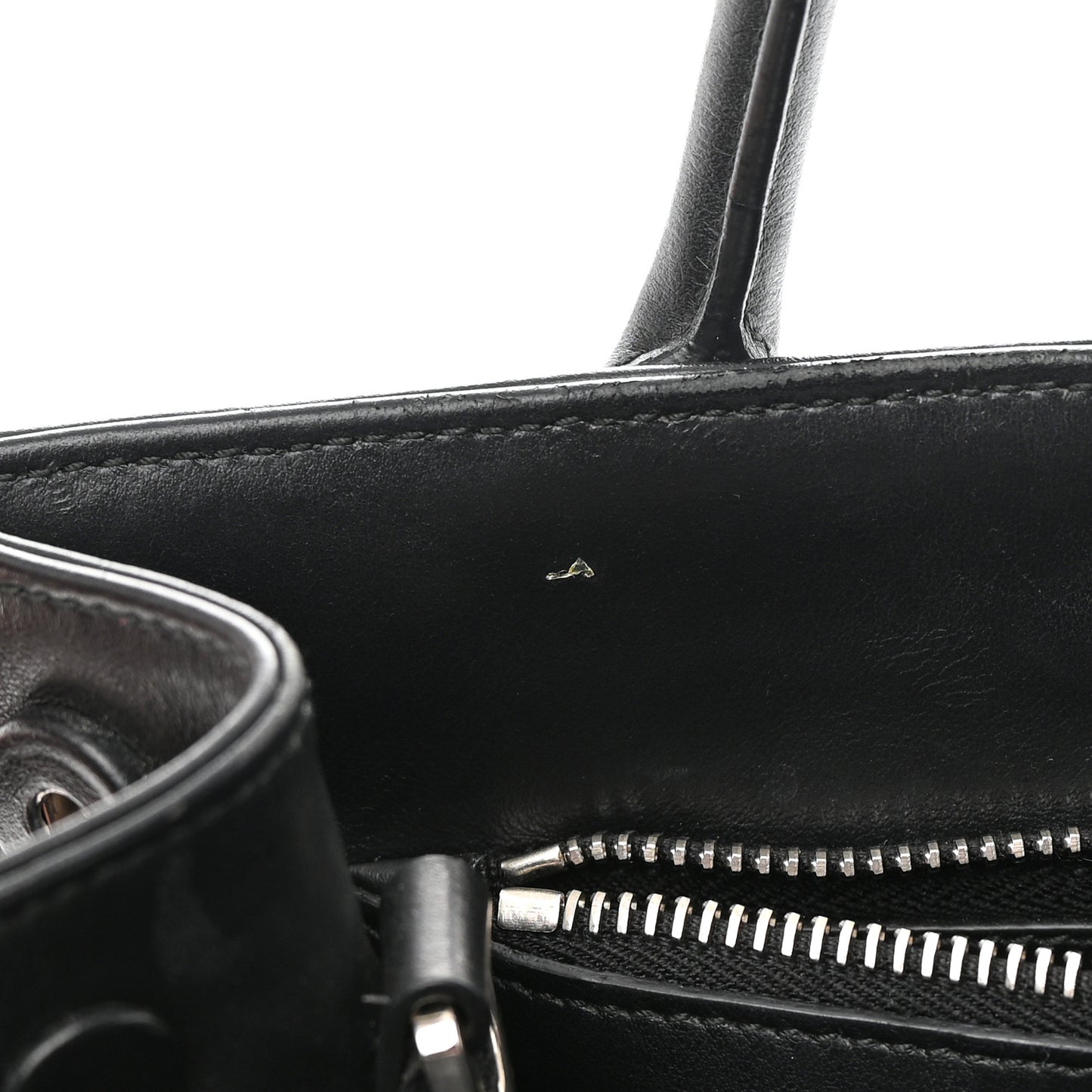 Soft Calfskin Impunture Diagramme Tote Black