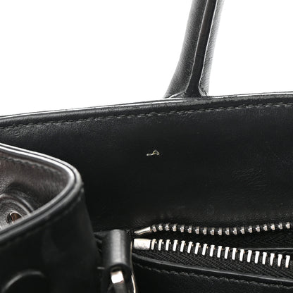 Prada Soft Calfskin Impunture Diagramme Tote Black 13 of 17