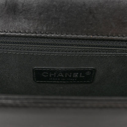Chanel Lambskin Quilted New Medium Boy Flap Black 6 of 10