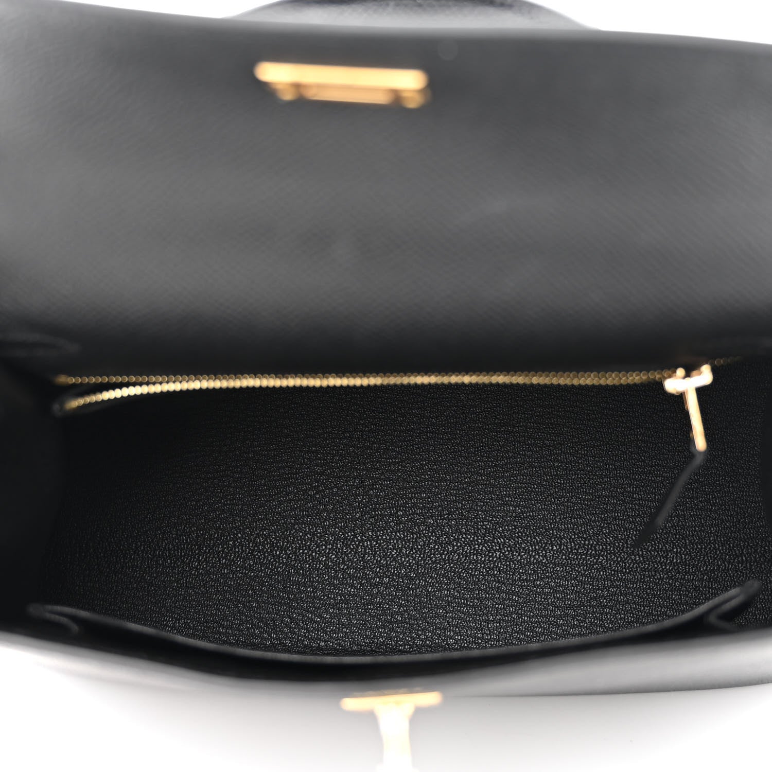 Hermes Epsom Kelly Sellier 25 Black 5 of 11