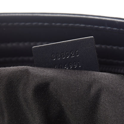 Gucci GG Supreme Monogram Web Flat Messenger Bag Navy 6 of 9
