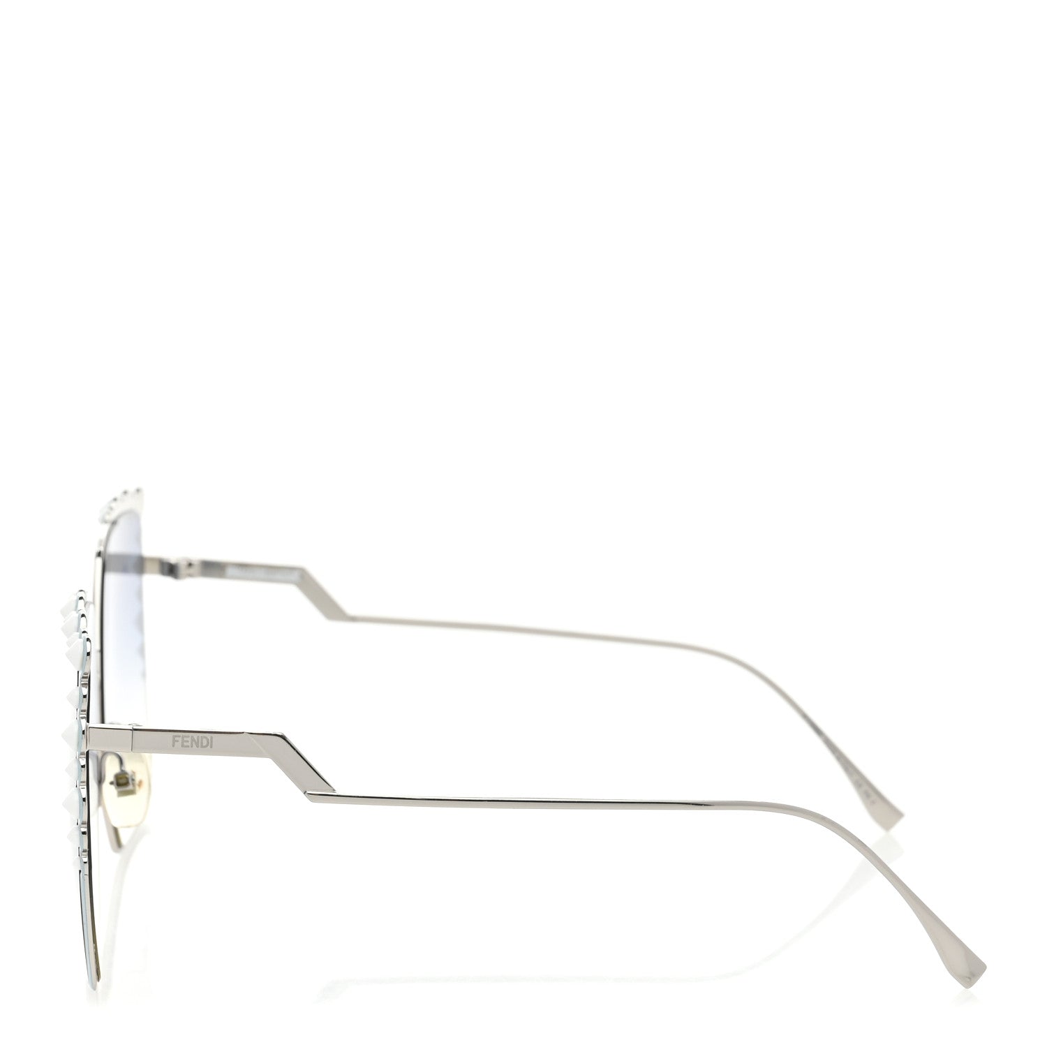 Fendi Metal Dots Square Sunglasses FF 0259/S Red 3 of 7