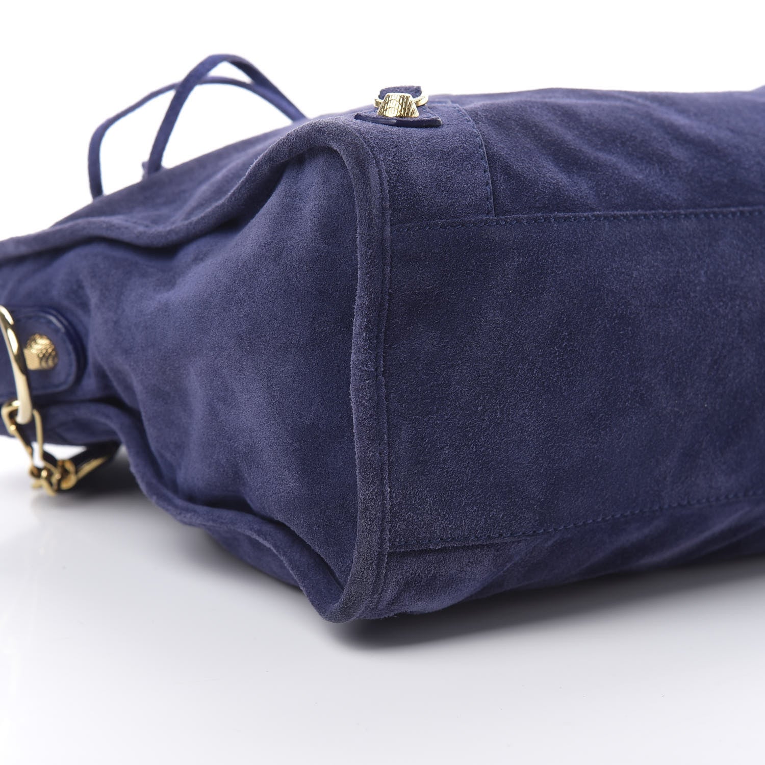 Balenciaga Baby Daim Suede Giant 12 Gold Hardware City Bleu Nuit 9 of 10