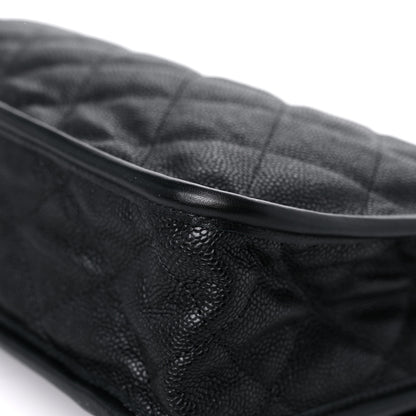 Chanel Caviar Quilted Large French Riviera Flap Black 11 of 12