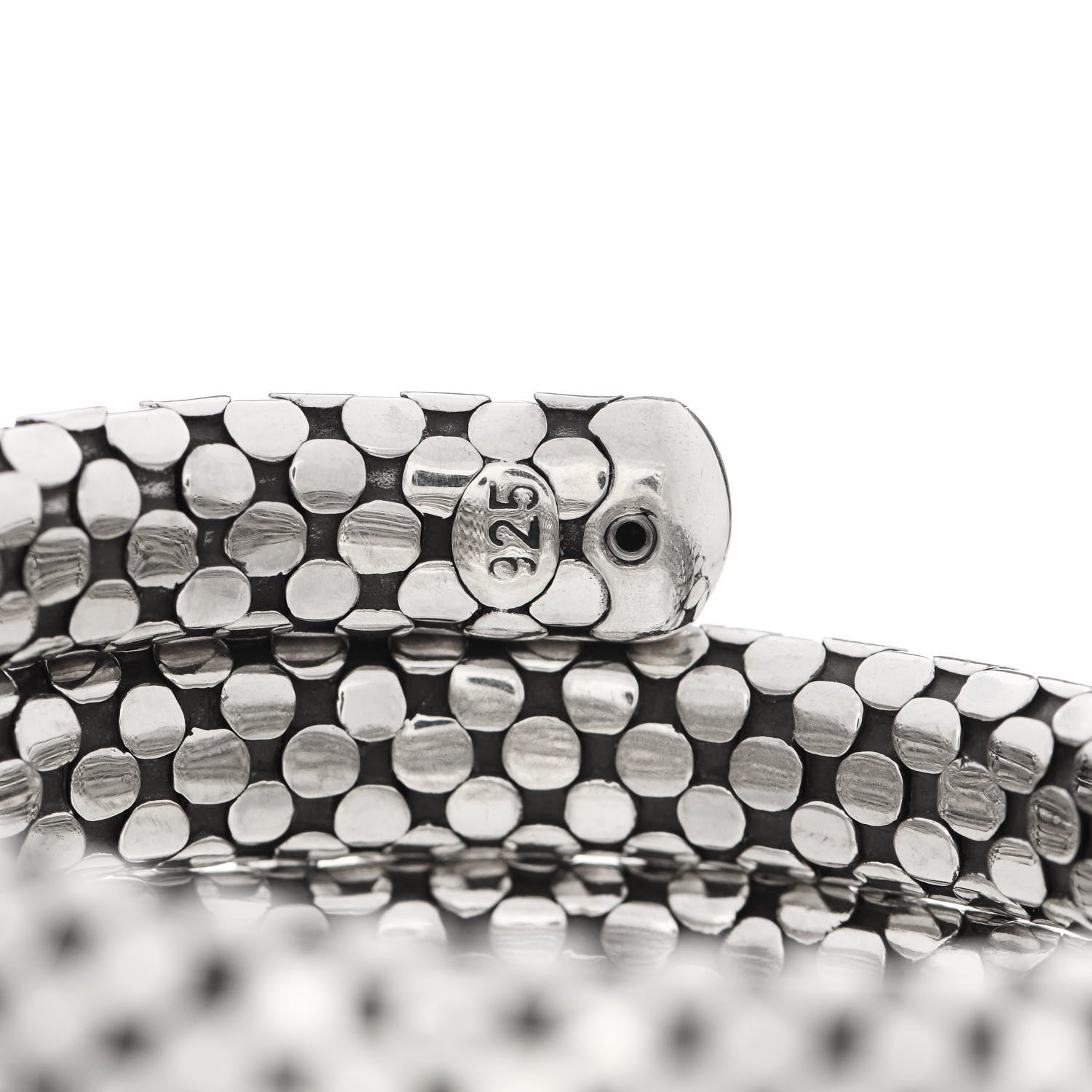 John Hardy Sterling Silver Dot Triple Coil Bracelet 4 of 5