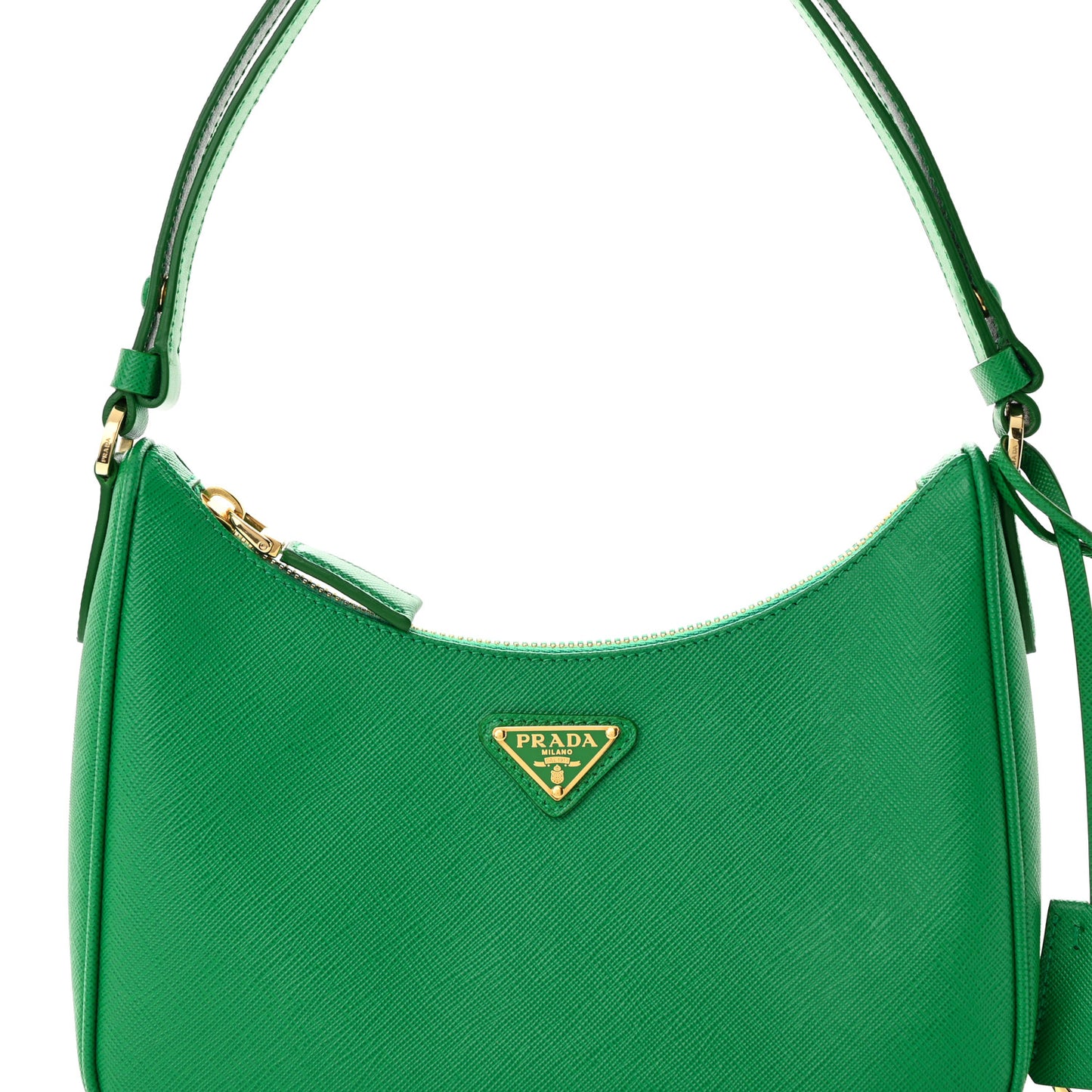 Saffiano Lux Mini Re-Edition Shoulder Bag Mango